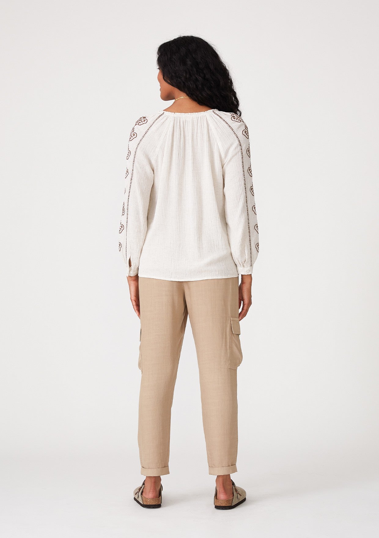 DALEAH EMBROIDERED TOP