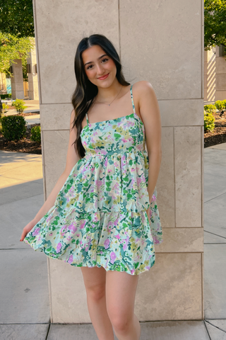 TWILIGHT FLORAL DRESS