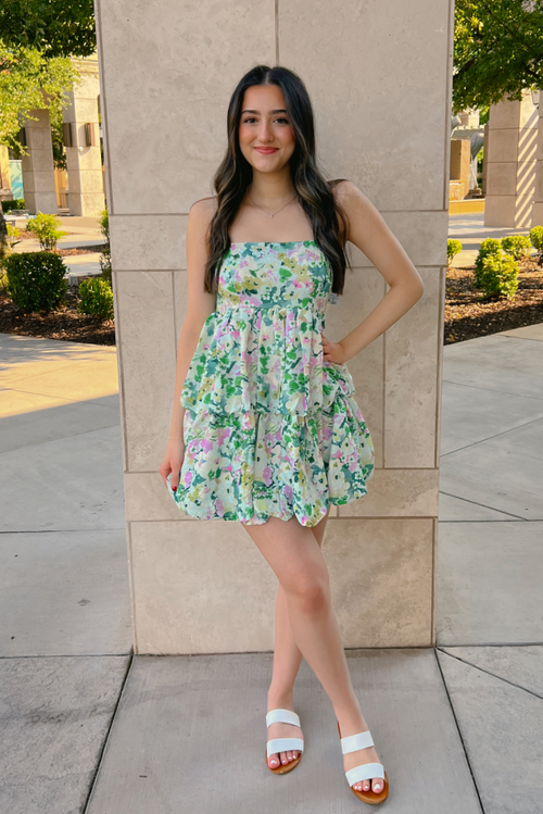 GREEN WITH ENVY DRESS