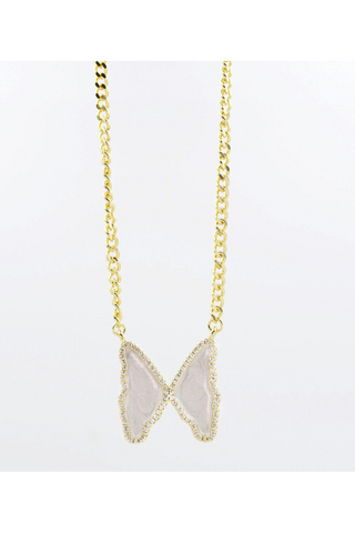 SILVER CIRCLE CHAIN LINK NECKLACE