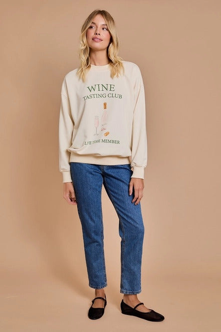 WINE TASTING SWEATSHIRT