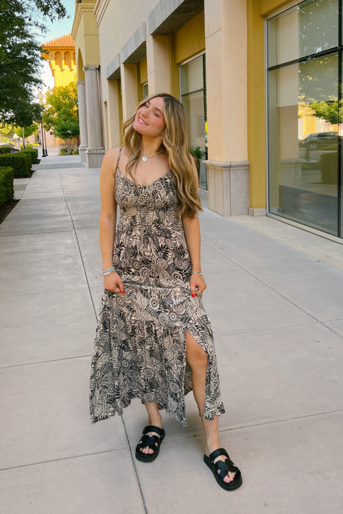 TWILIGHT FLORAL DRESS